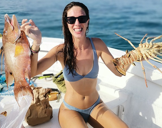 Catching cob on Fresh Catch Charters